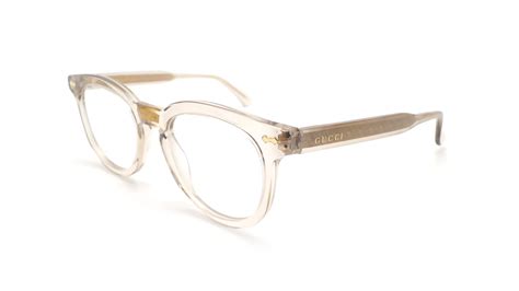 gucci mens glasses clear|Gucci clear glasses men's.